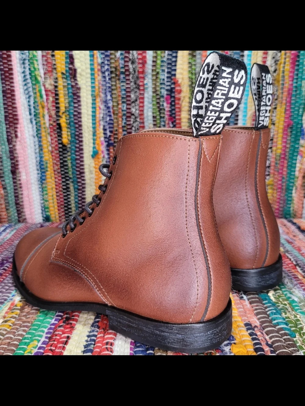Aubrey Boot in Tan Vegetan Bucky Brand New Womens EU 37  by Vegetarian Shoes